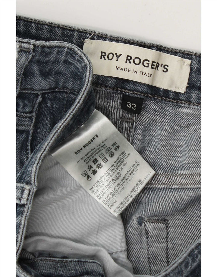 Roy Rogers muške ravne traperice W33 L31 plavi pamuk
