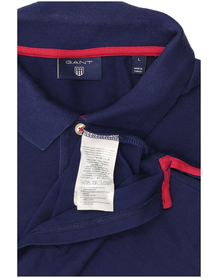 Gant muška polo majica velika tamnoplava pamuk