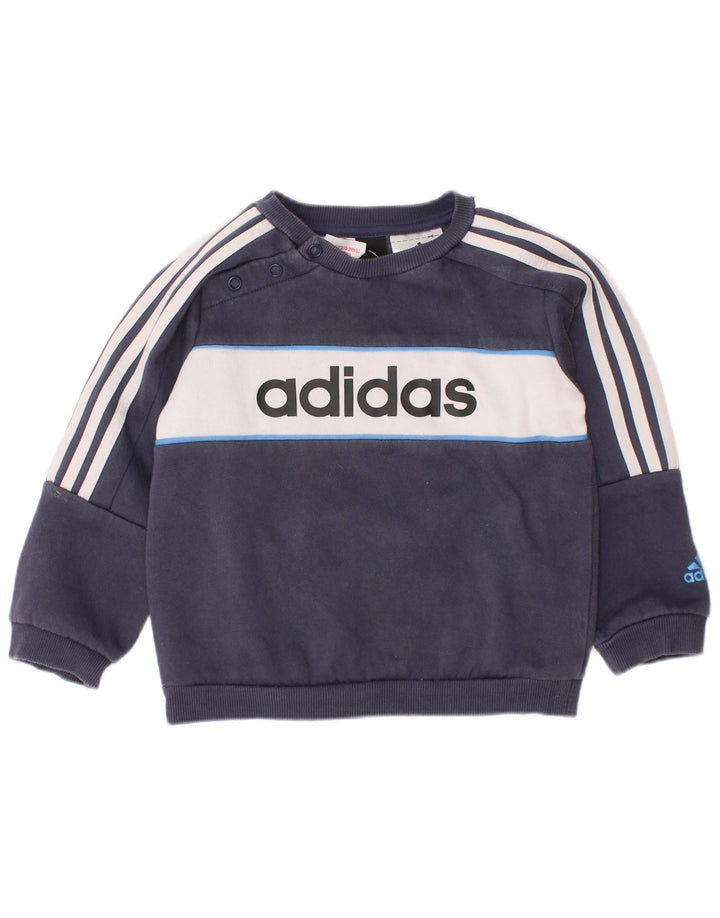 ADIDAS Baby Boys Graphic Puna trenirka 12-18 mjeseci tamnoplava boja
