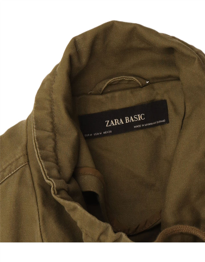 Prevelika ženska Zara bomber jakna UK 14 srednje kaki boje