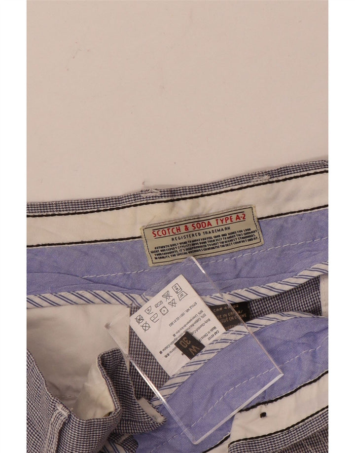 Scotch & Soda muške chino kratke hlače W30 Srednje plavi pamuk s hrbatima