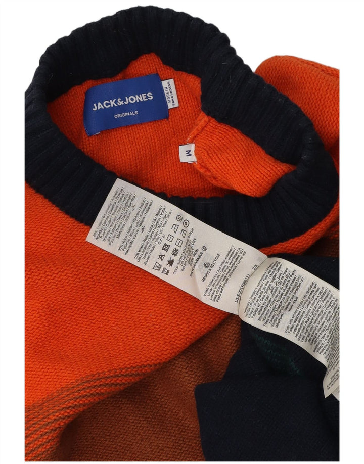 Jack & Jones muški džemper s okruglim izrezom srednje raznobojnih pruga