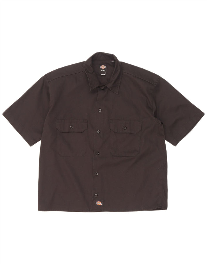 Dickies muška košulja kratkih rukava Srednji crni poliester