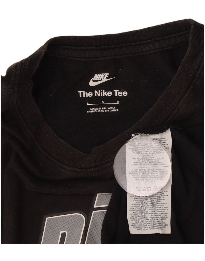 Nike muška majica s grafičkim motivima, veliki crni pamuk