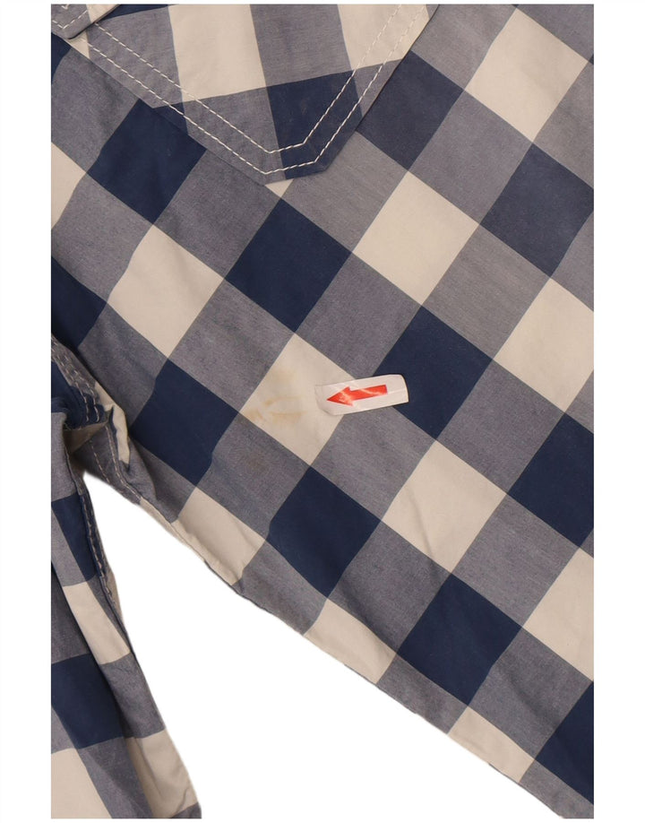 Superdry muška košulja 2XL plavi pamuk od ginghama