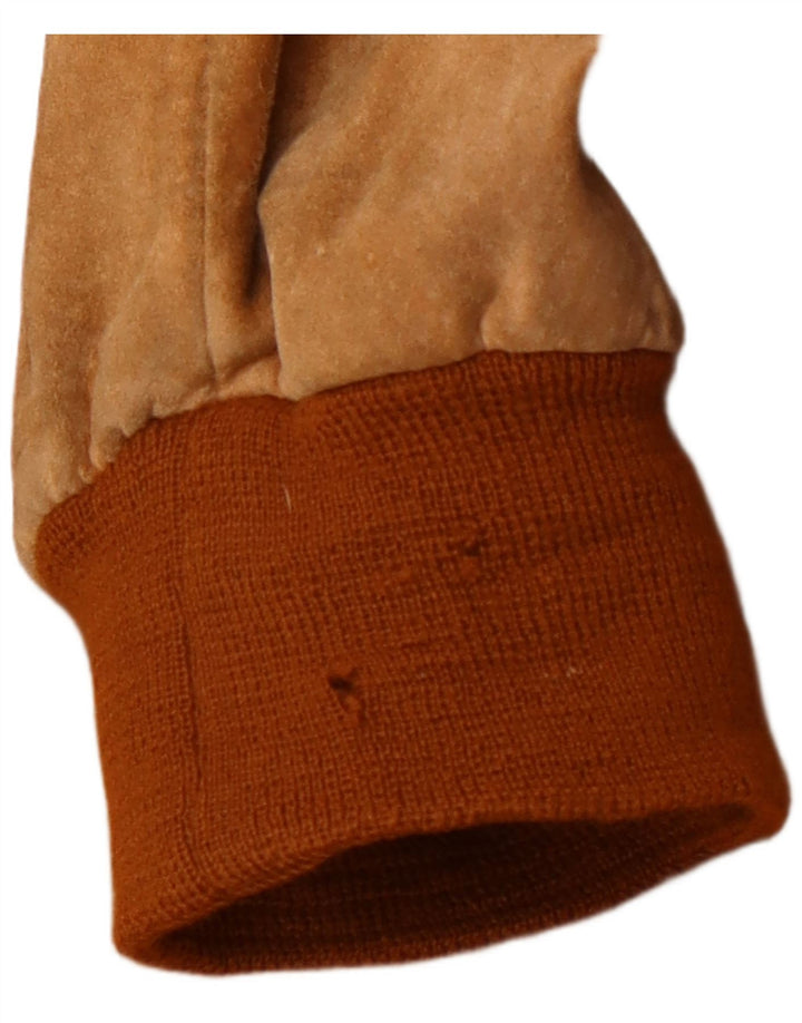 VINTAGE muška bomber jakna od brušene kože UK 42 XL smeđa koža