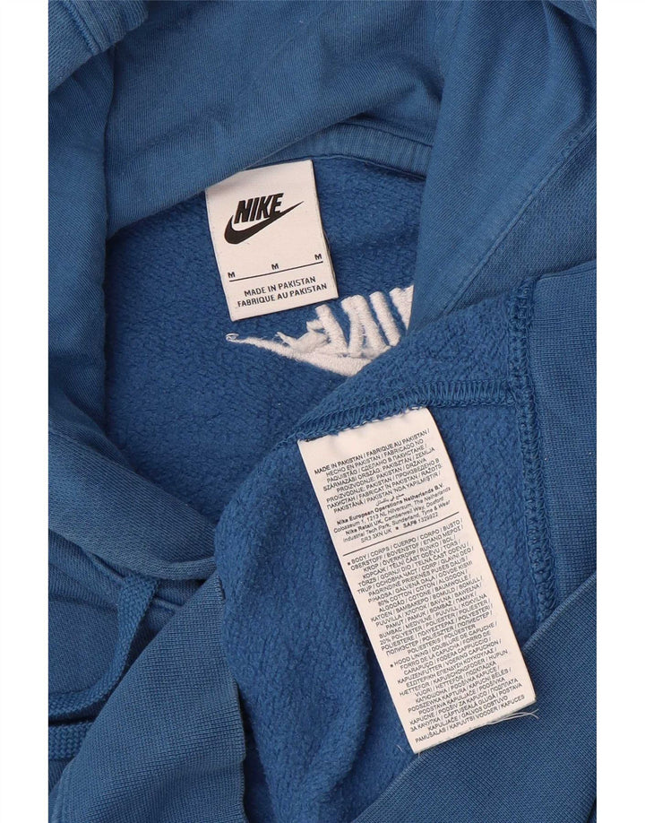 Nike muška majica s kapuljačom s kapuljačom srednje plavi pamuk