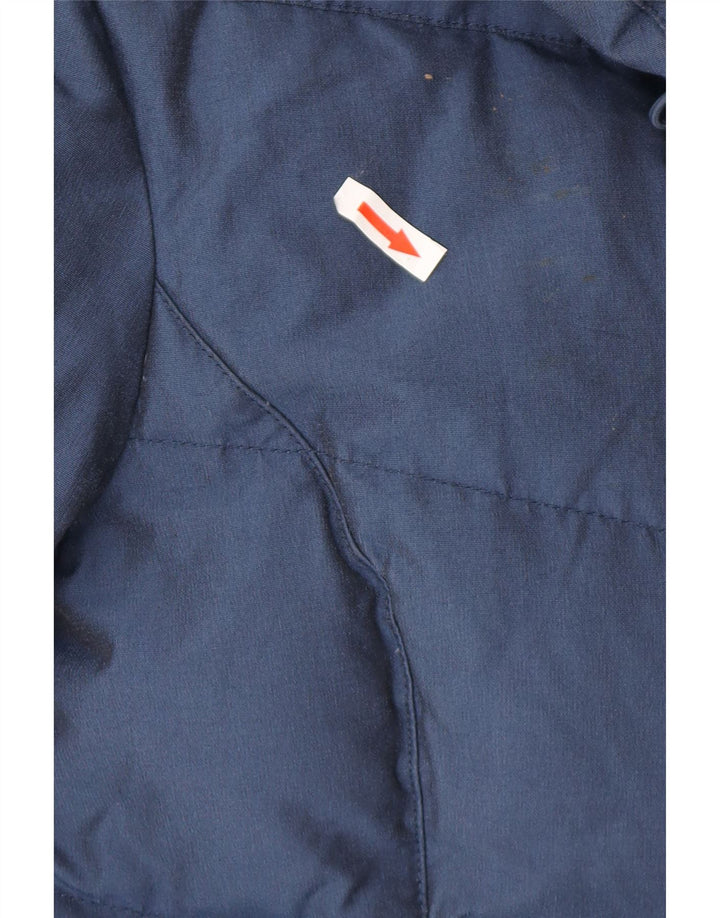 Woolrich ženska podstavljena jakna UK 16 Large tamnoplavi pamuk