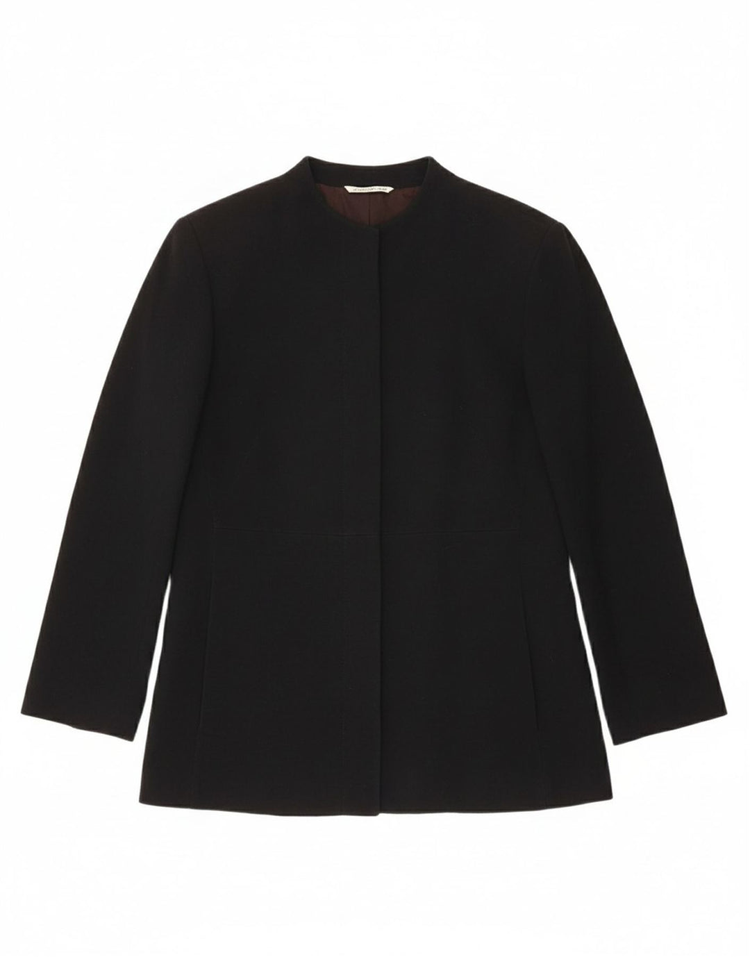 MARELLA Womens Open 3/4 Sleeve Blazer Jacket UK 10 Small Black Viscose