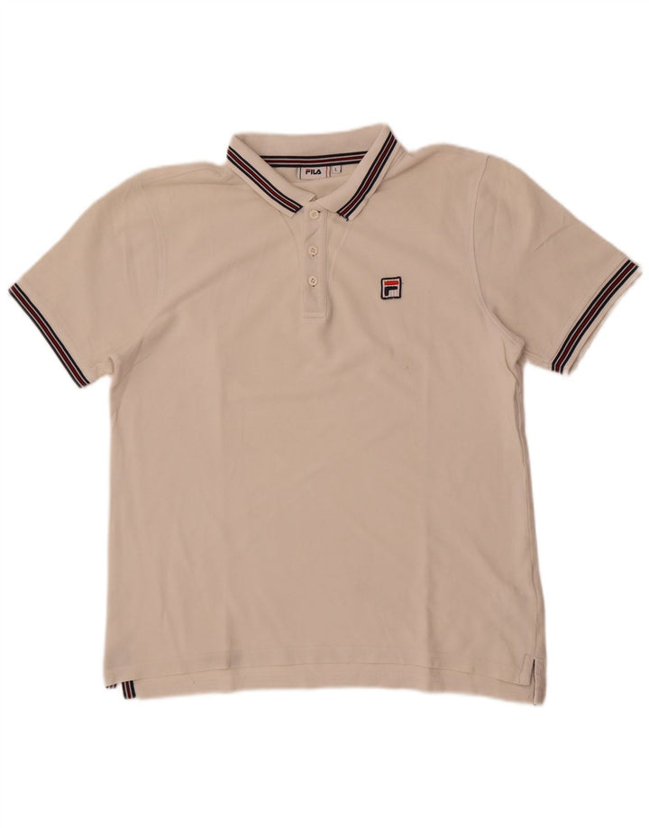 Fila muška polo majica velika bijela pamučna