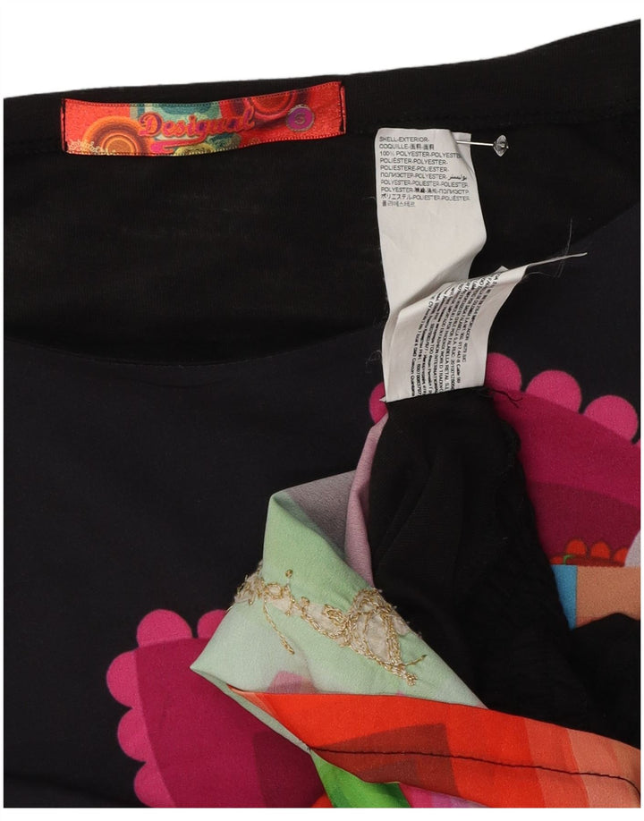 Desigual ženska majica s otvorenim ramenima velike veličine UK 10, mala crna