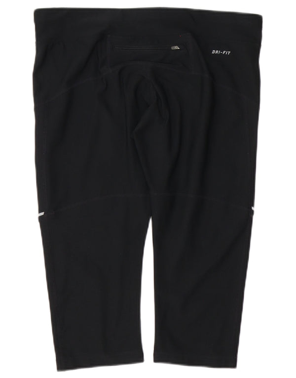 Nike Ženske Dri Fit Bermuda Sport Shorts UK 16 Large Black