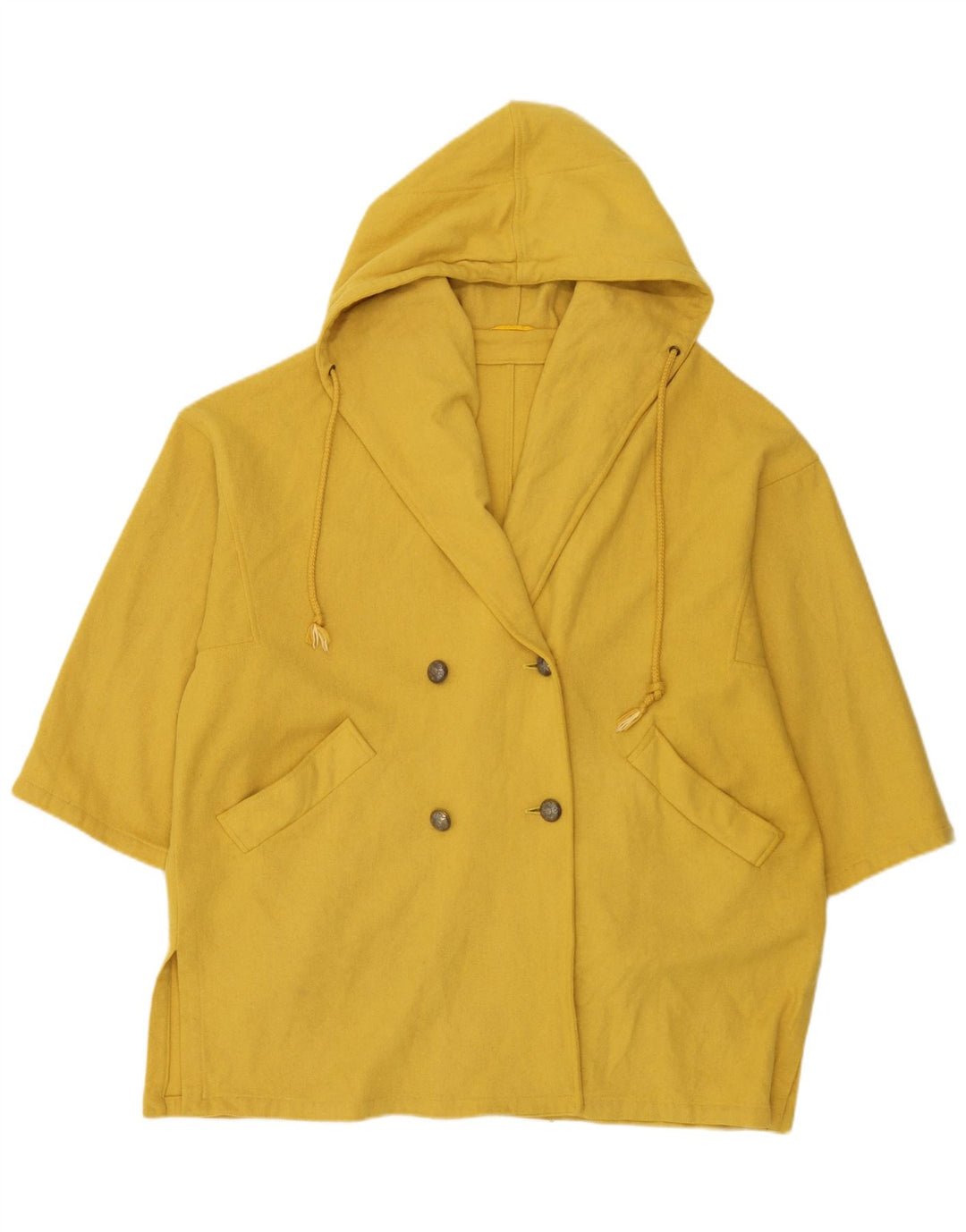 Veliki ženski kaput s kapuljačom s kapuljačom Marella UK 10 Small Yellow