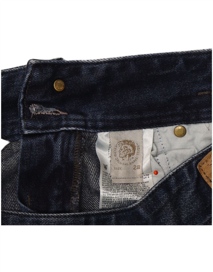 DIESEL Womens Distressed Slim Jeans W29 L32  Blue Cotton