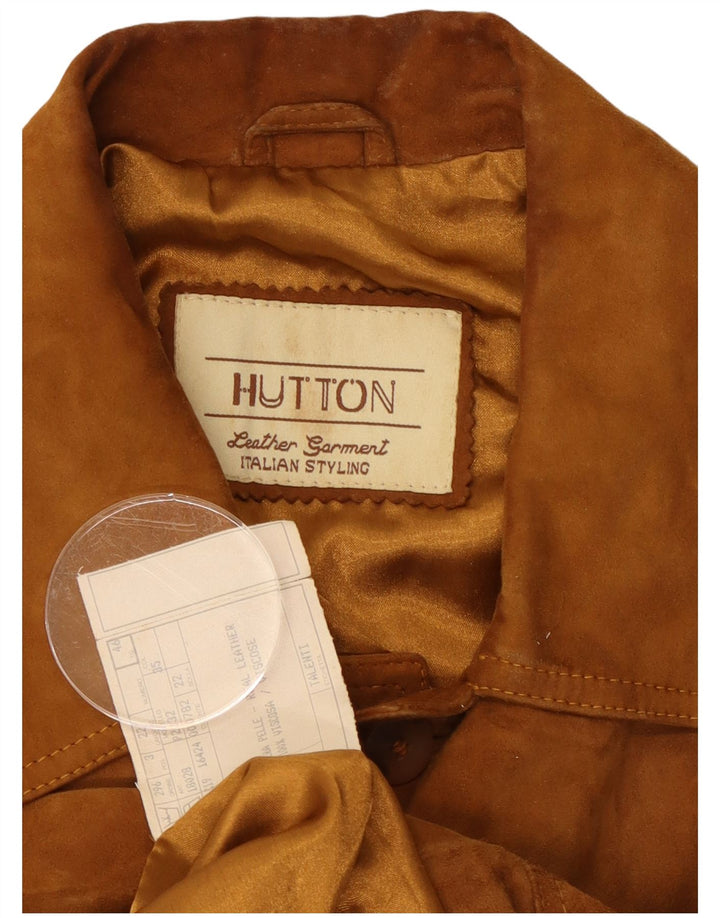 Vintage muška antilop jakna IT 46 Mala klasična smeđa koža