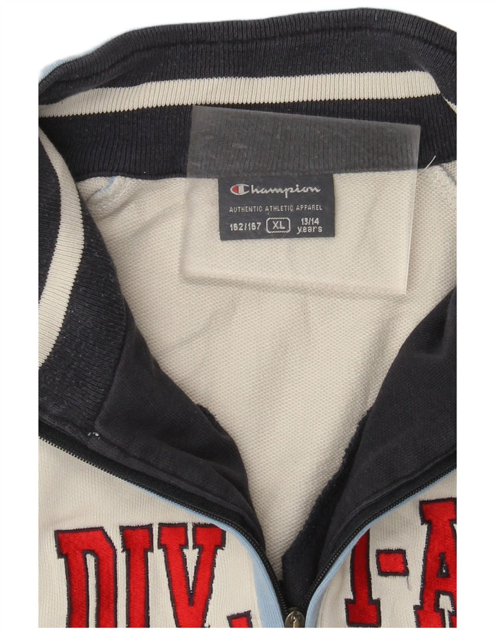 CHAMPION Džemper s grafičkim motivima za dječake 13-14 godina XL Bijela boja