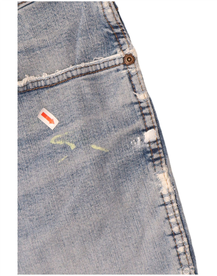 WRANGLER Muške rastezljive traper kratke hlače WRANGLER W40 XL plavi pamuk