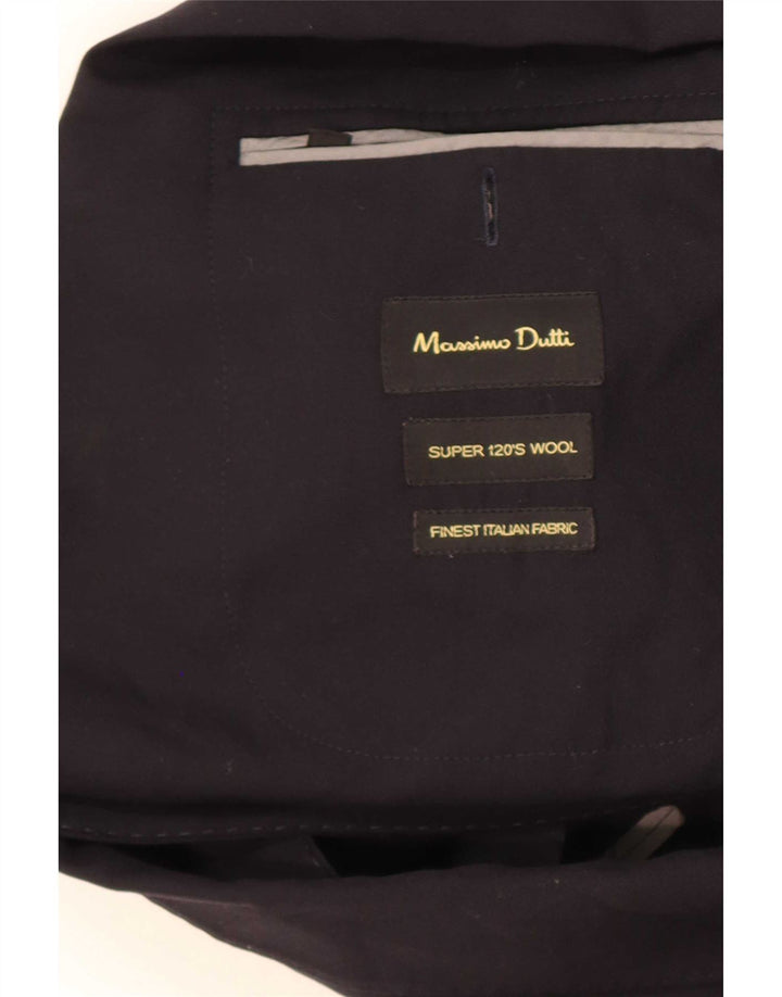 Massimo Dutti muška jakna s 2 gumba EU 56 XL crna vuna