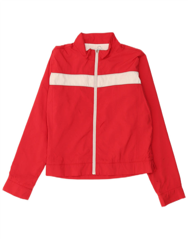 CHAMPION Ženska gornja jakna trenirke UK 16 Large Red Colourblock