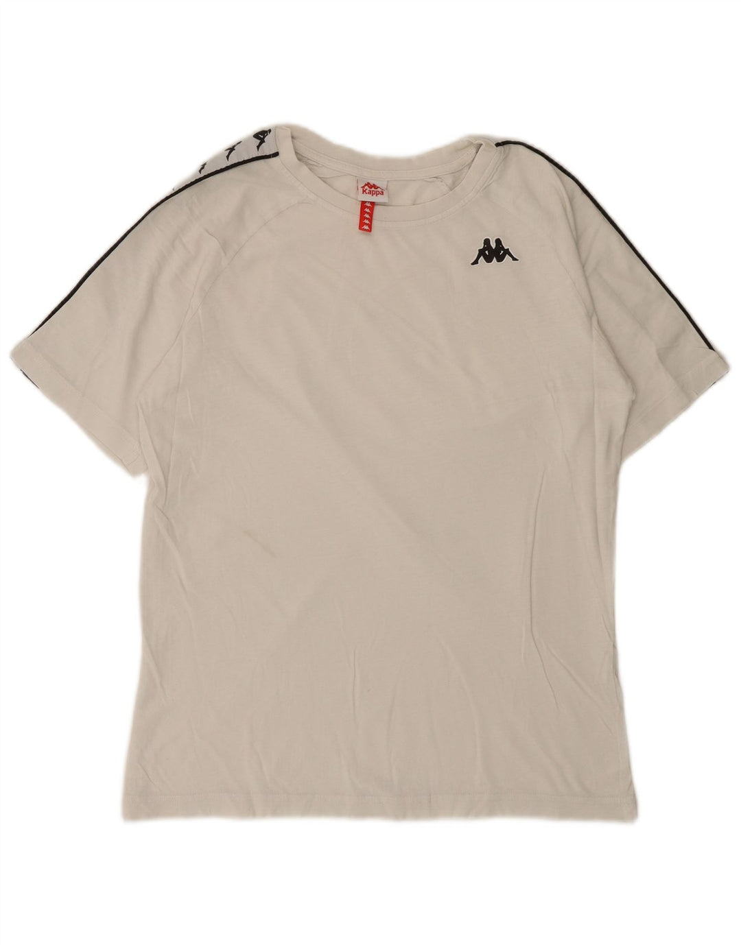 Kappa muška majica kratkih rukava s grafičkim motivima, mala bijela