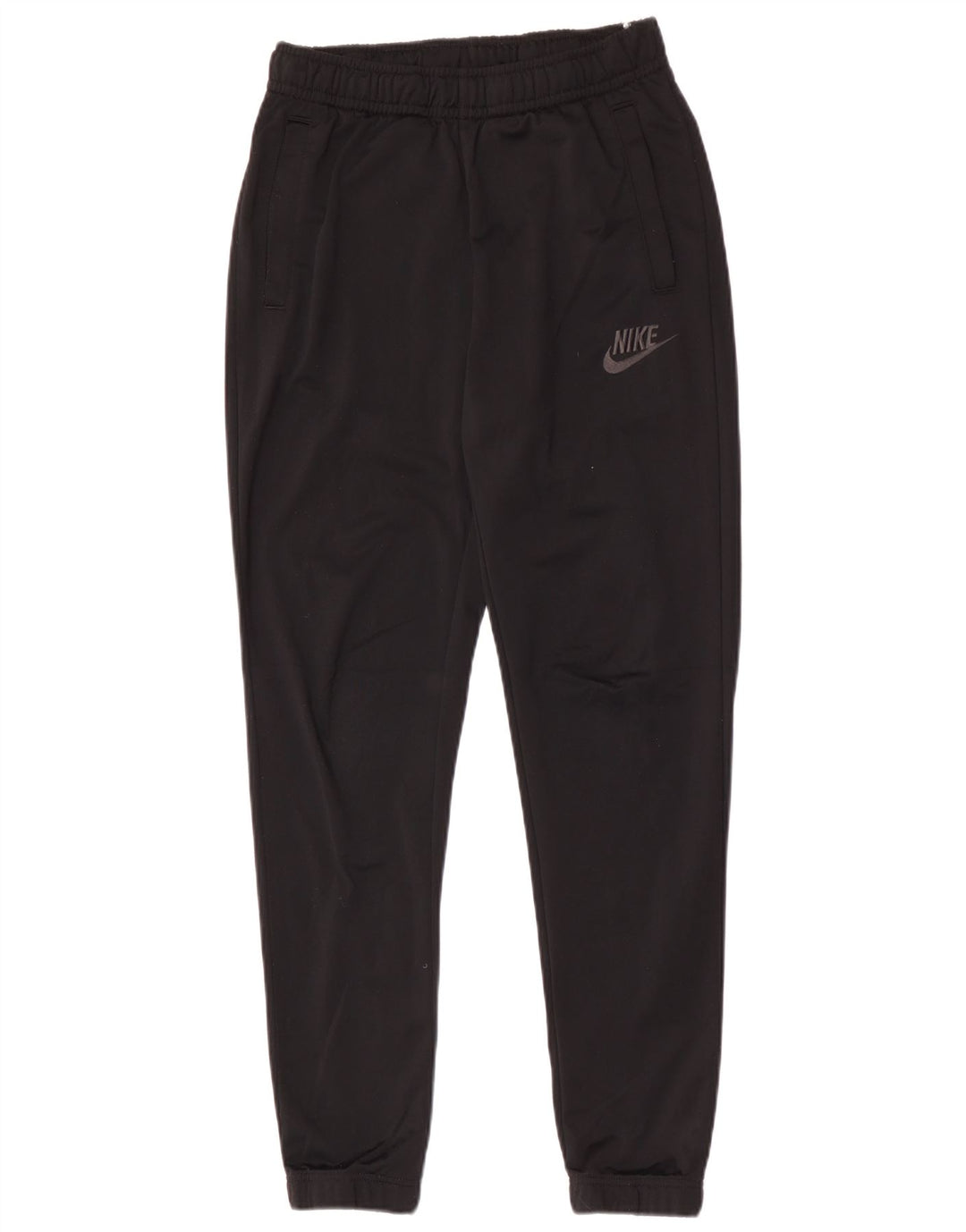 Nike muške trenirke hlače male crne poliesterske hlače