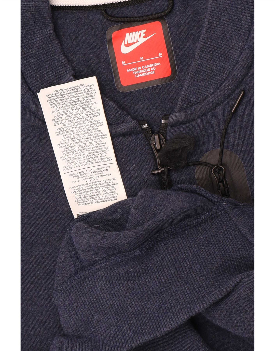 Nike muška gornja jakna od trenirke Srednje tamnoplavi pamuk