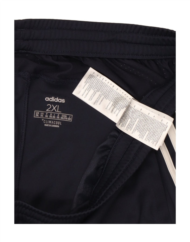 Adidas muške Climacool sportske kratke hlače 2XL tamnoplavi poliester