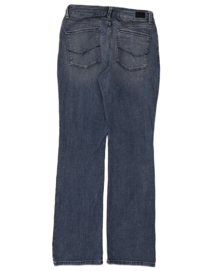 Lee ženske traperice s curvy bootcut US 8 srednje W28 L30 plavi pamuk