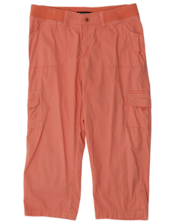 Lee ženske Capri Cargo hlače opuštenog kroja US 12 Large W34 L23 Ružičasti pamuk