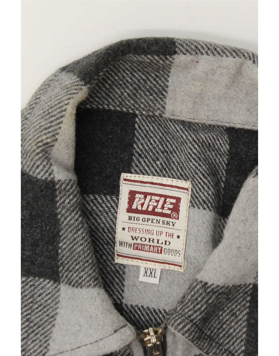 Muška košulja od flanela za drvosječe 2XL siva gingham