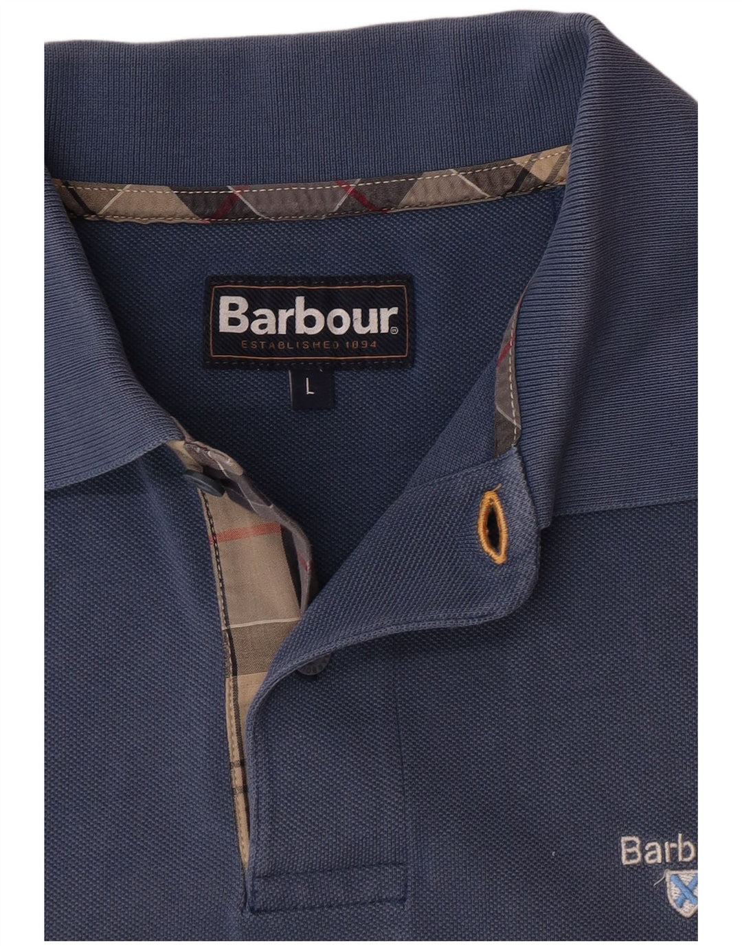 Barbour muška polo majica Large Blue