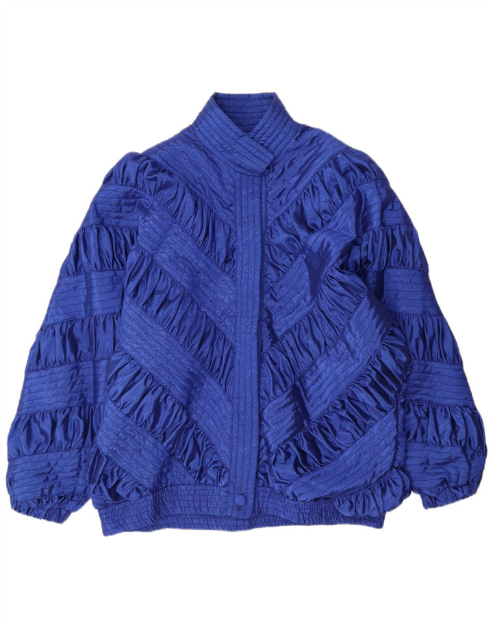 Vintage ženska bomber jakna UK 18 XL plava