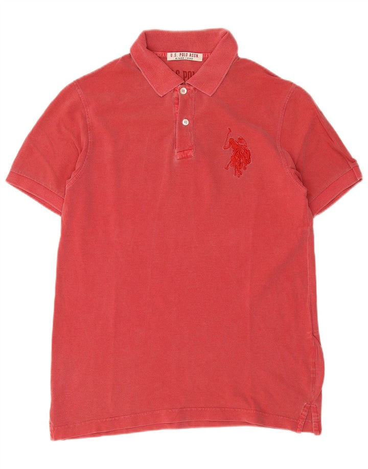 U.S. Polo Assn. Muška polo majica srednje crvene boje