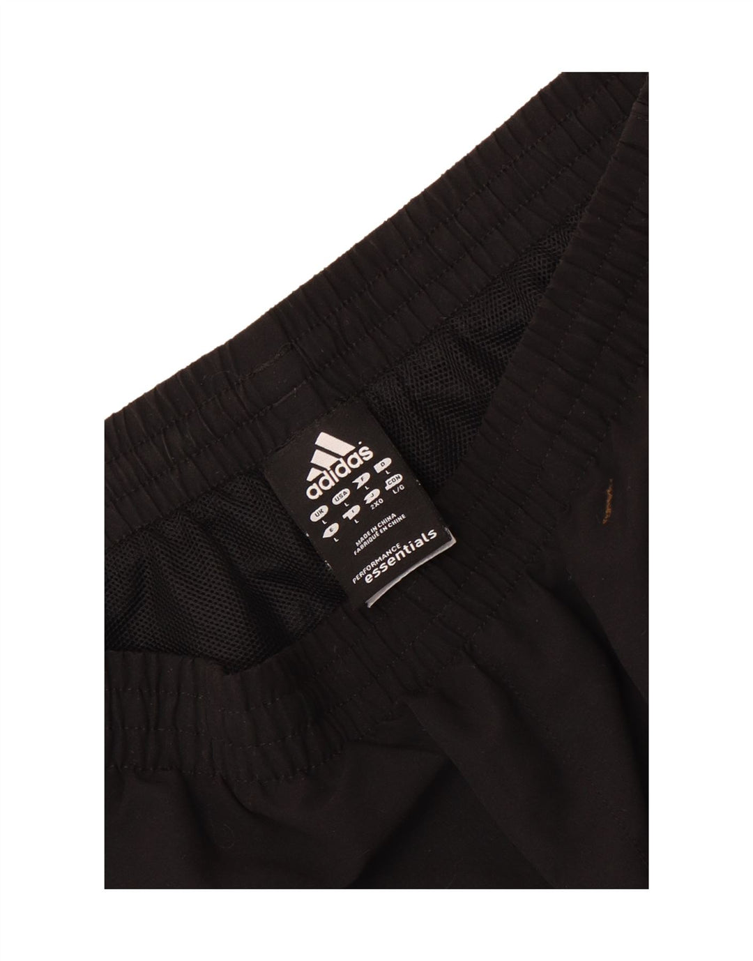 Adidas muške sportske kratke hlače Climalite, veliki crni poliester