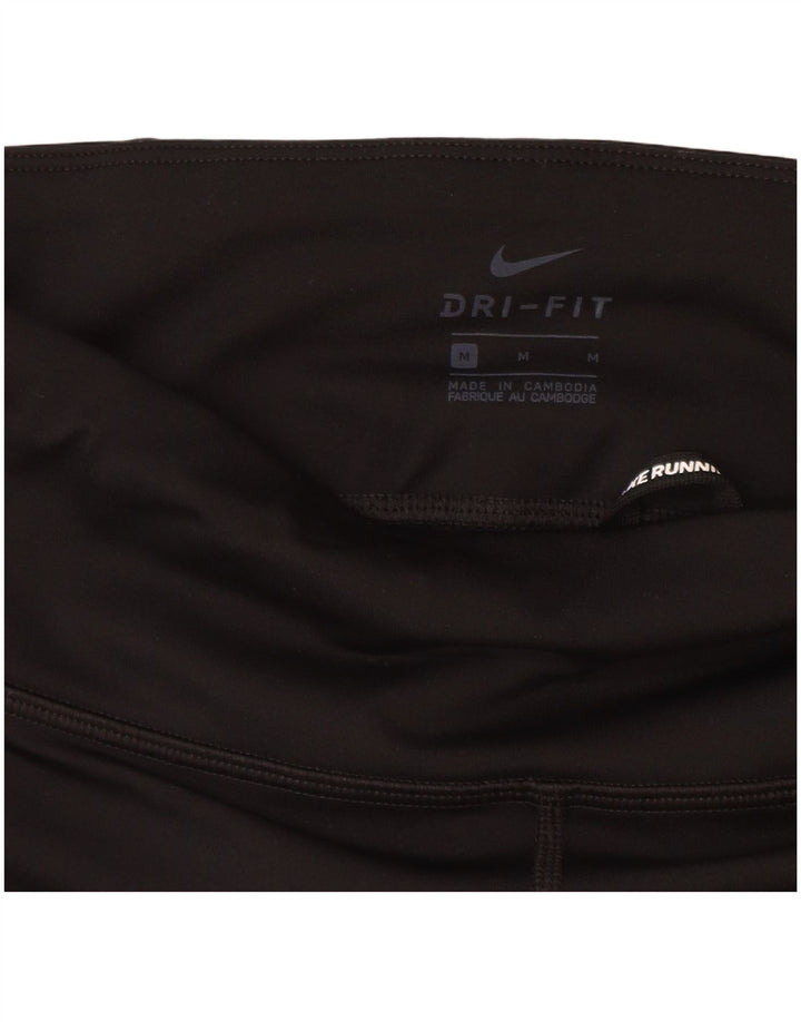 Nike ženske Dri Fit Capri tajice UK 12 srednje crne