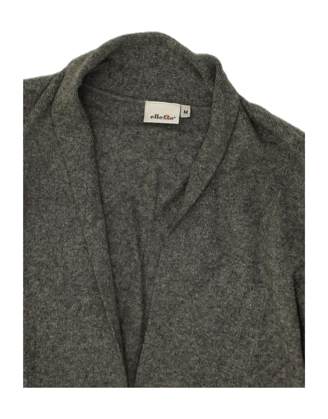 ELLESSE Womens Cardigan Sweater UK 14 Medium Grey Vintage Ellesse and Second-Hand Ellesse from Messina Hembry 
