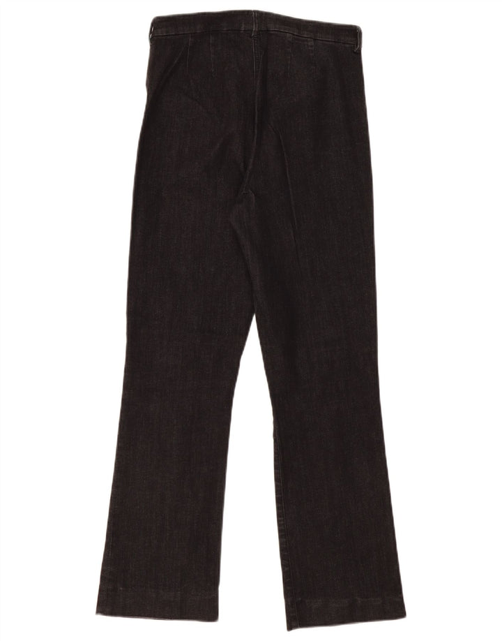 MAX MARA Ženske traperice Bootcut UK 10 Male W28 L28 Sivi pamuk