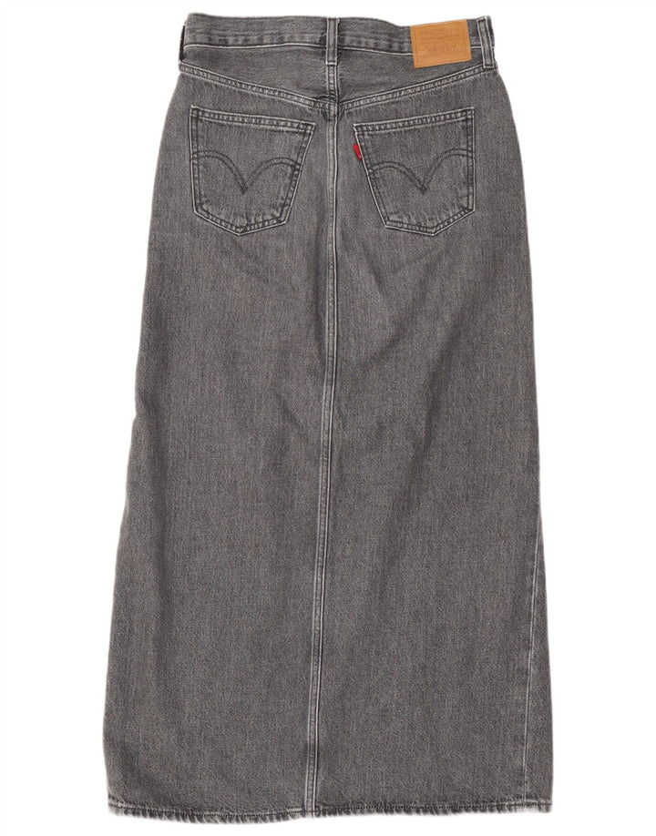 LEVI'S ženska traper suknja W25 XS sivi pamuk