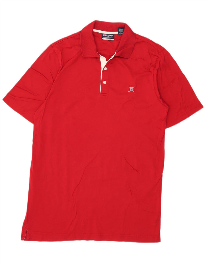 Chaps Muška polo majica za golf Mala crvena pamučna