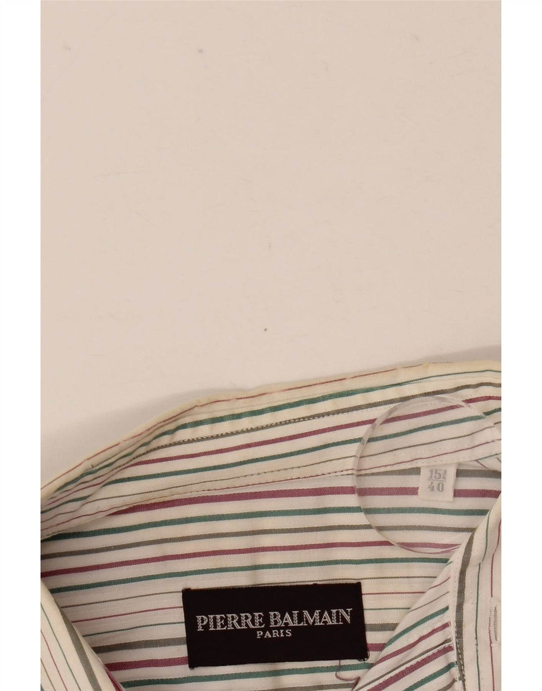 Pierre Balmain muška košulja veličina 40 15 3/4 srednje raznobojne pruge