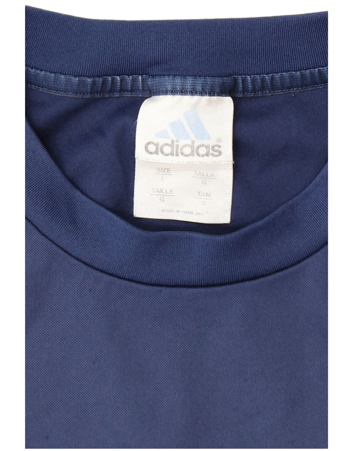 ADIDAS muška majica Climalite Top veliki tamnoplavi poliester