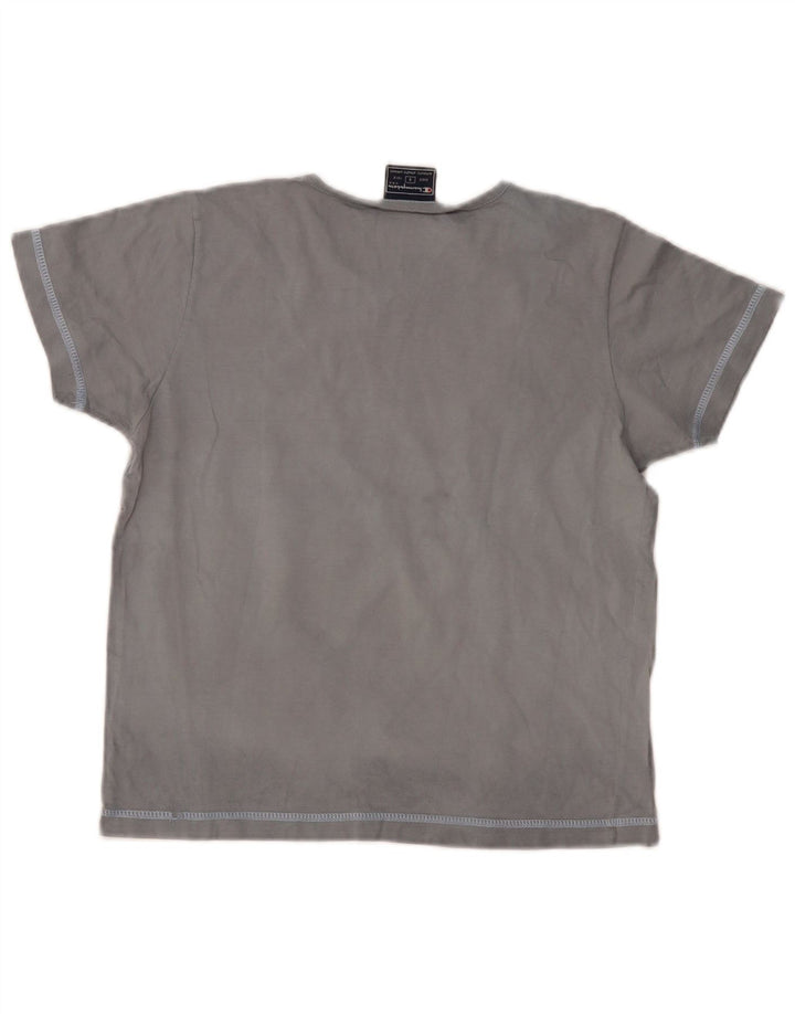 CHAMPION Ženska grafička majica kratkih rukava UK 10 Mala tamnoplava pamuk