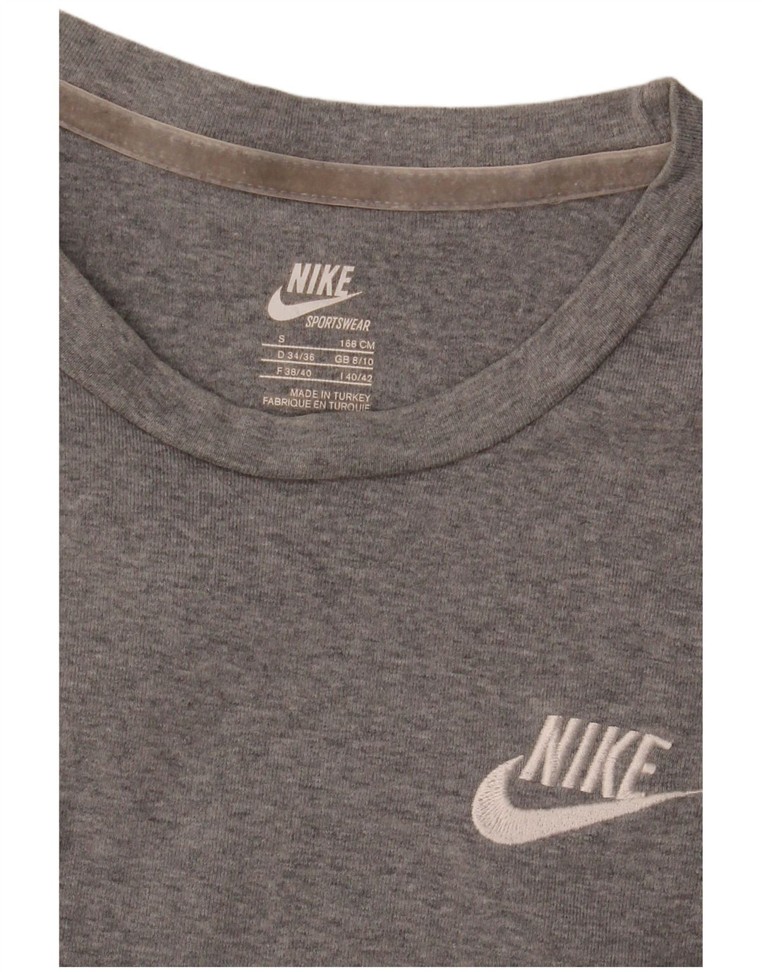 Nike ženska majica kratkih rukava UK 8/10 mala siva