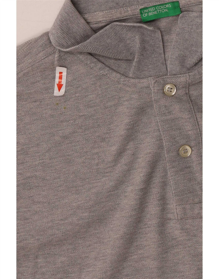 Benetton muška polo majica Large Grey Pamuk