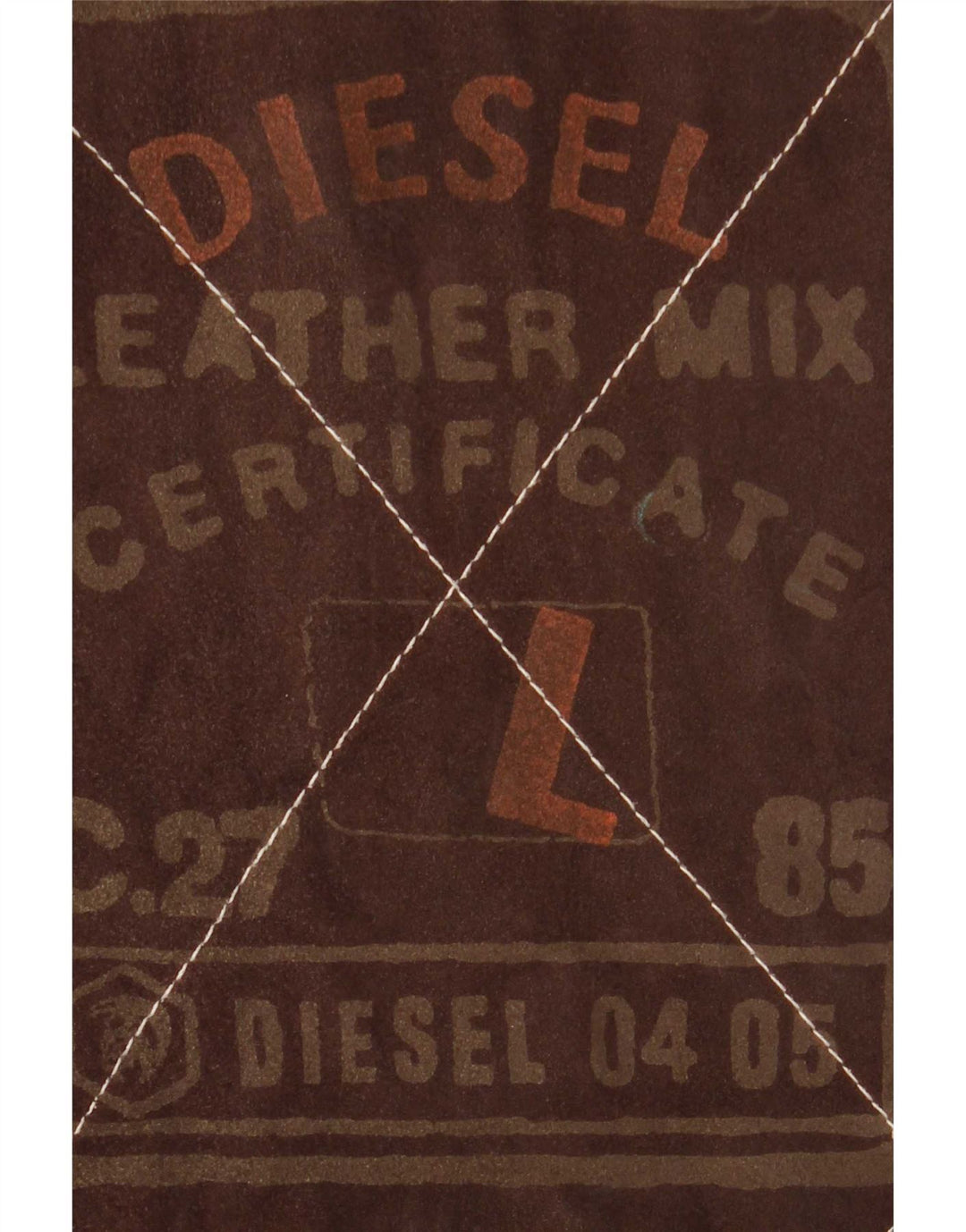 Diesel muška reverzibilna jakna UK 40 velika smeđa karirana koža