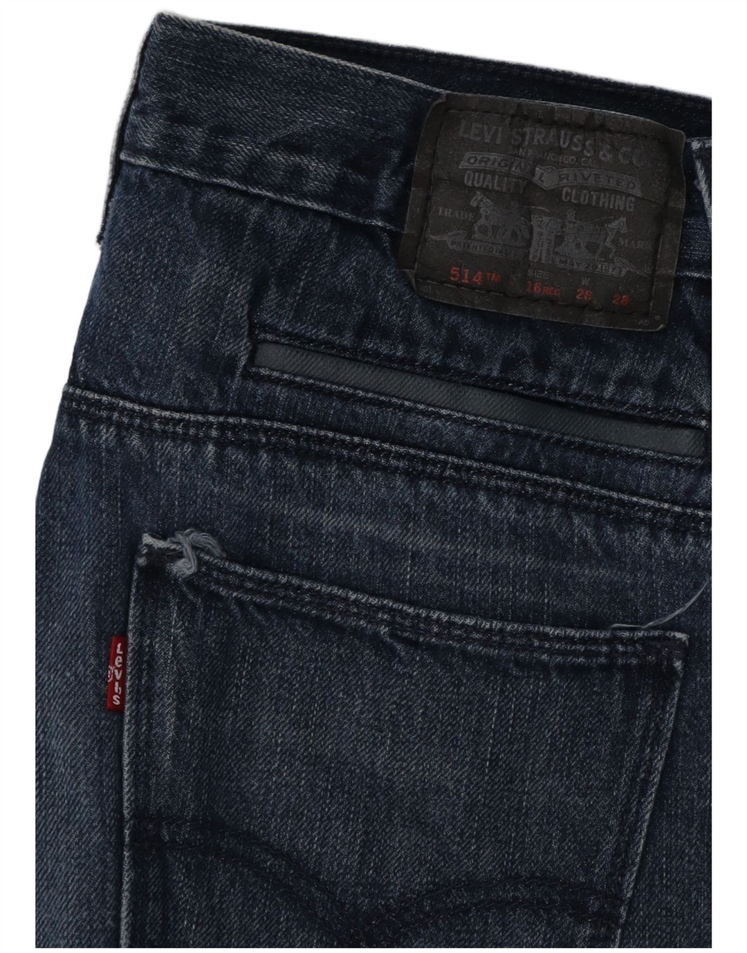 LEVI'S Djevojčice 514 ravne traperice 15-16 godina W28 L28 plavi pamuk