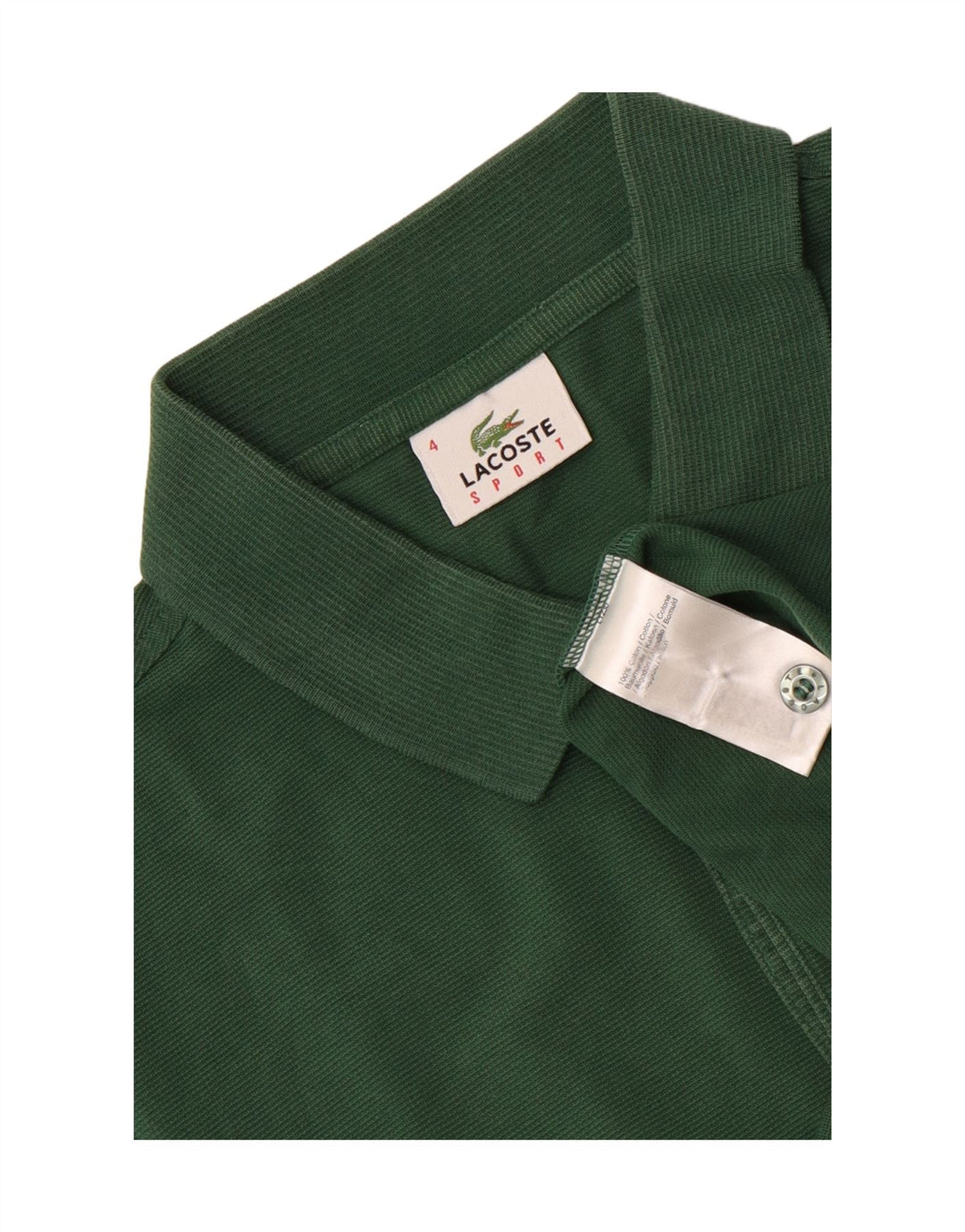 Lacoste muška polo majica veličine 4, srednje zeleni pamuk