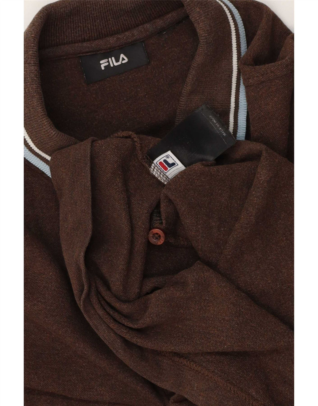 Fila muška polo majica velika smeđa pamuk