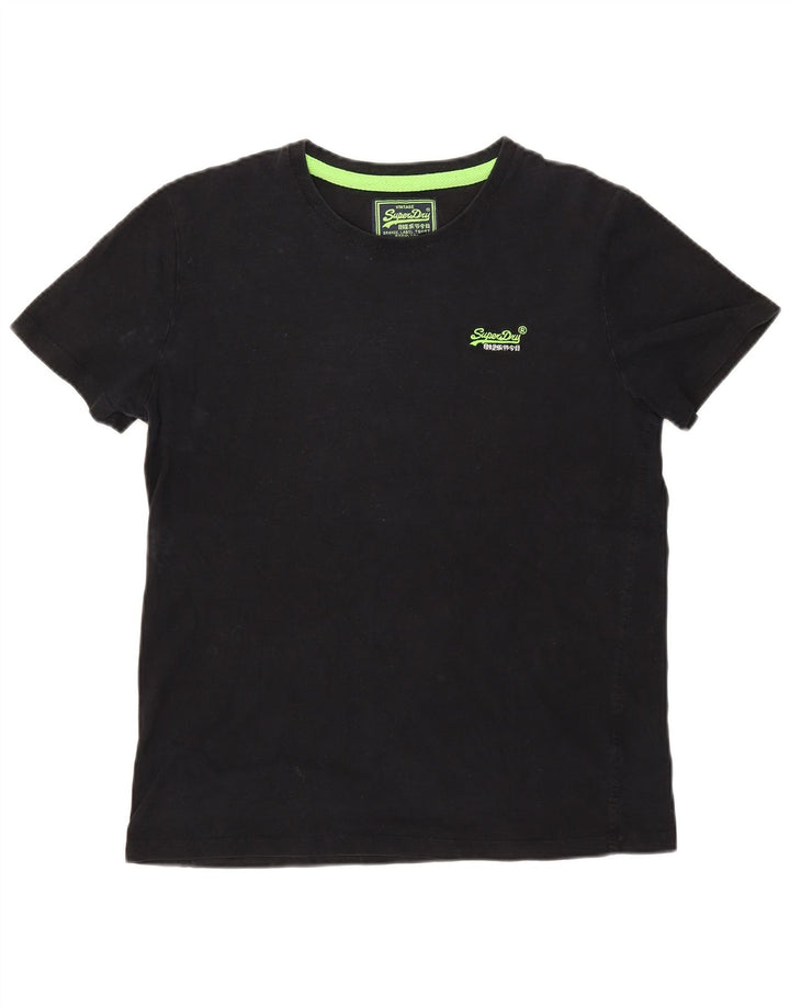 Superdry muška majica kratkih rukava Veliki crni pamuk