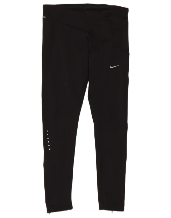 Nike ženske tajice UK 14 srednje crne poliesterske sportske